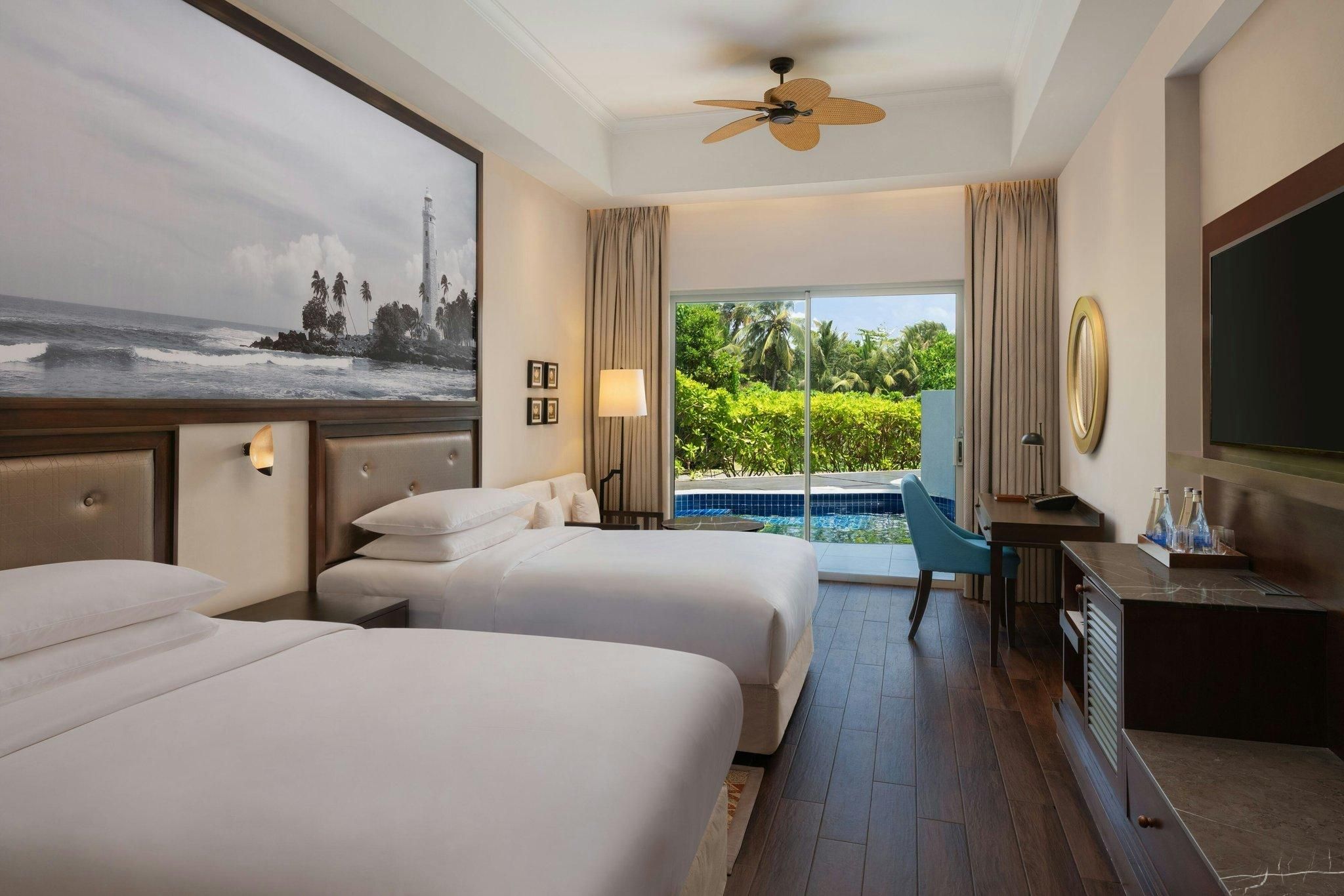Larger Guest Room, 2 Twin, Garden View, Plunge Pool