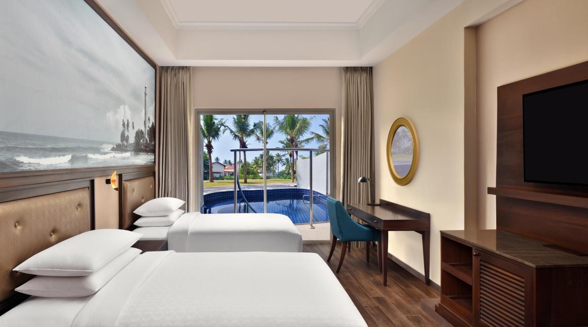 Premier, Guest room, 1 King, Pool view, Plunge pool