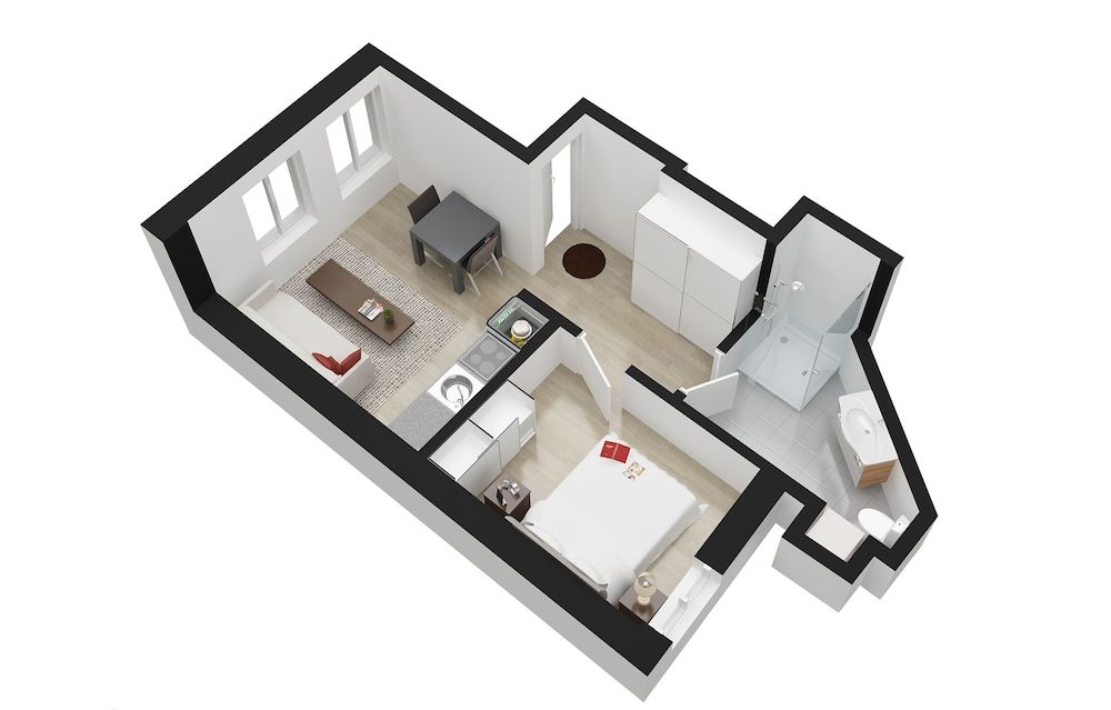 Barfot Apartments 1 bedroom apartment, 1st floor 3