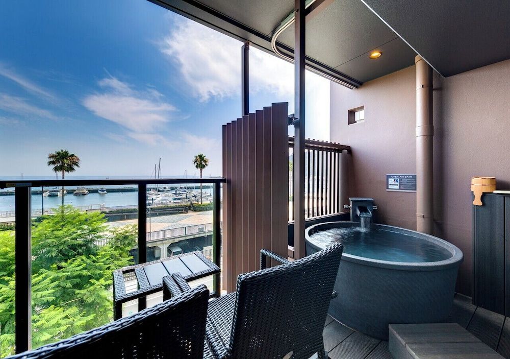 Western modern deluxe Japanese estern room with open-air bath, Non-Smoking