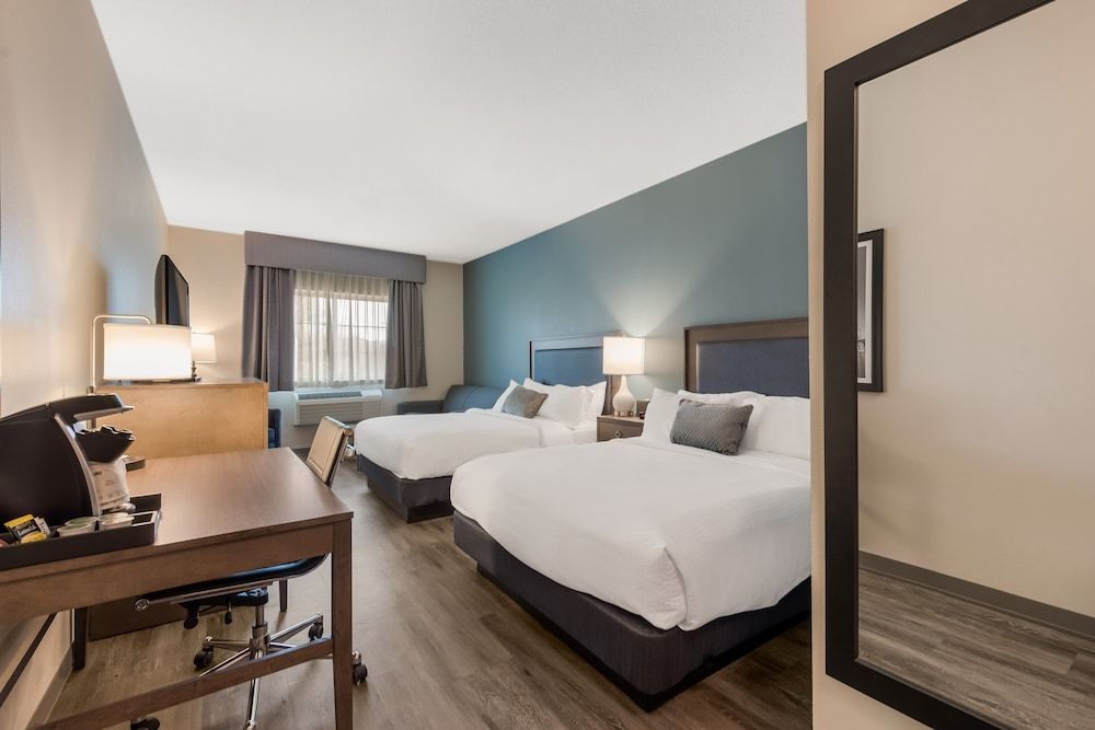 Standard Room, 2 Queen Beds, Non Smoking, Refrigerator (with Sofabed)