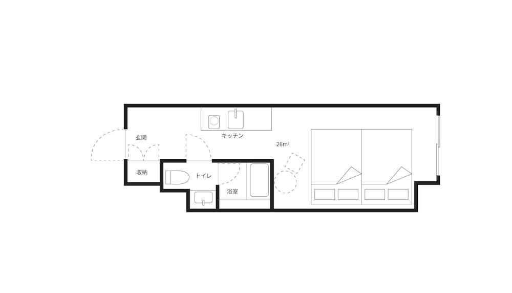 STAYAT OSAKA SHINSAIBASHI east Twin Room, Non Smoking 7