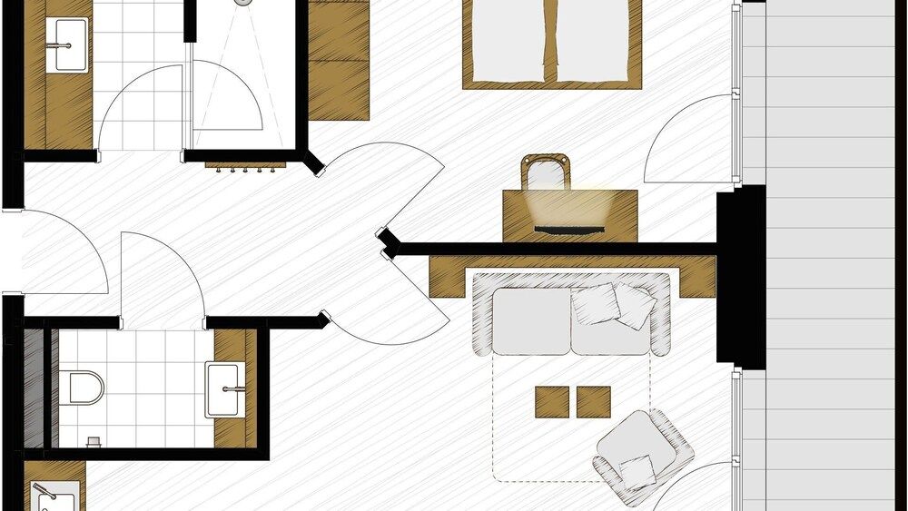 Comfort-Apartment "Schneequarz" (add. cleaning fee 95 EUR to be paid on site)