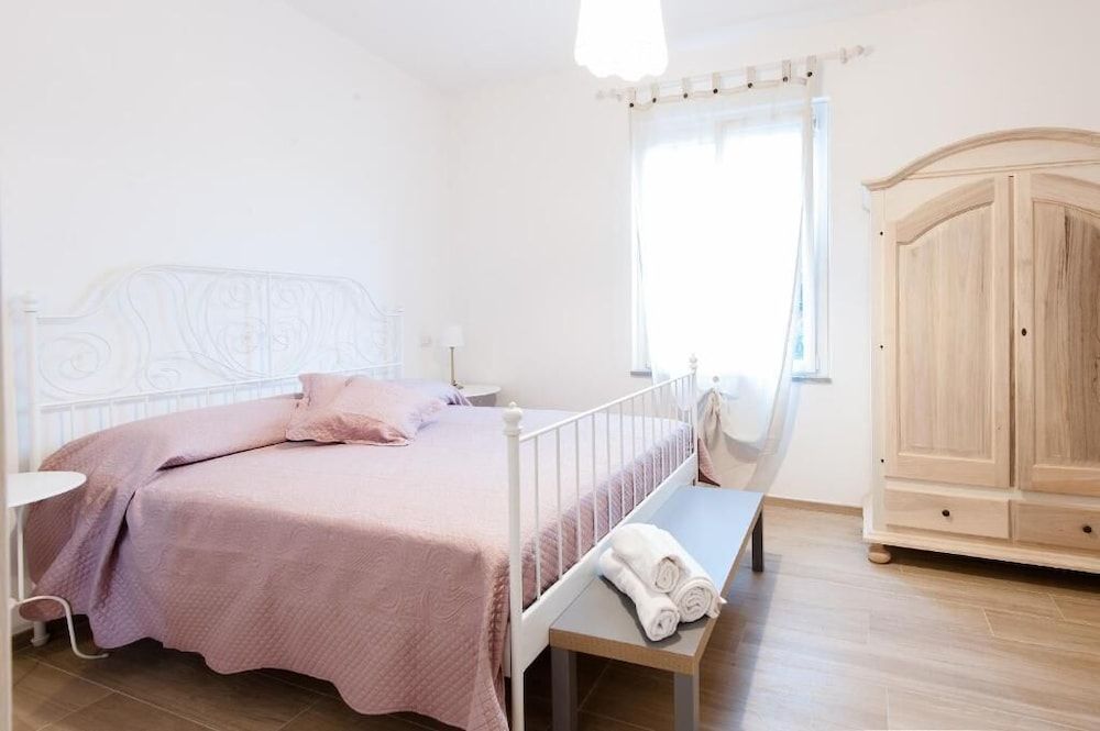 Economy Double Room, 1 King Bed, Terrace, Partial Sea View