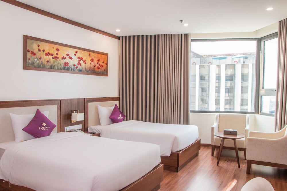 Rosamia Da Nang Hotel Deluxe Twin Room, City View 4