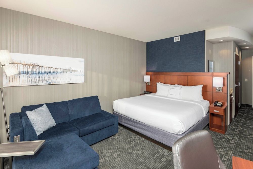 Room, 1 King Bed with Sofa bed (Mobility/Hearing Access, Roll-In Shwr)