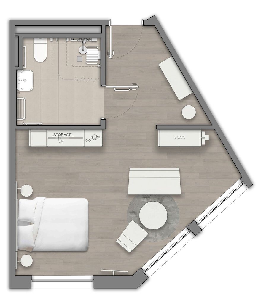 Room layout blue print