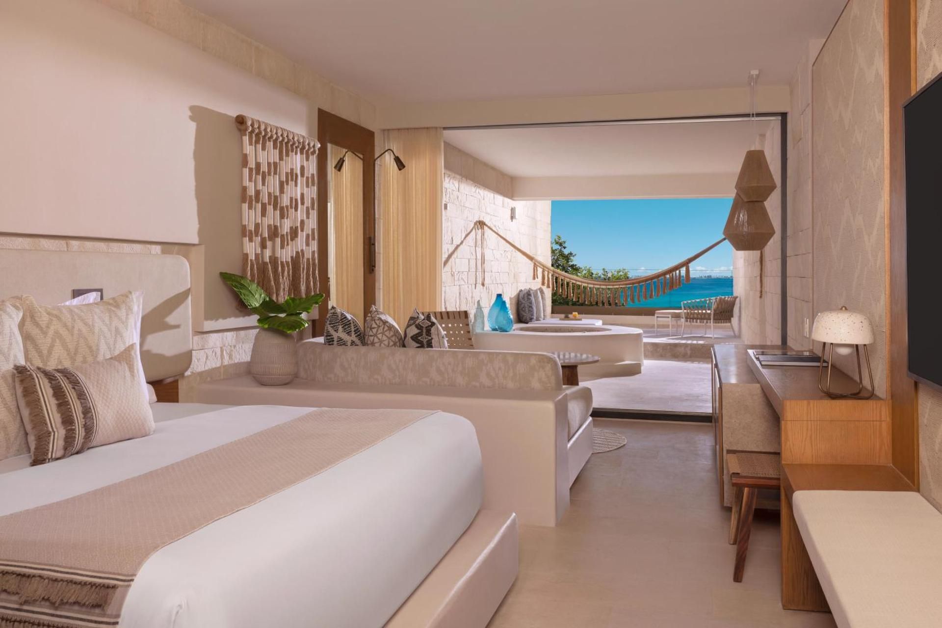 Signature Ocean View Junior Suite with King Bed and Hot Tub