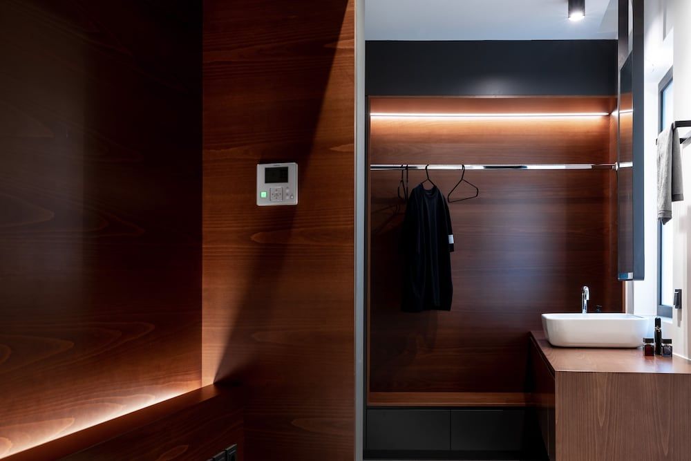 The H Experience Boutique Apartments Athens Grey and White Two Bedroom Apartment Free Parking 10