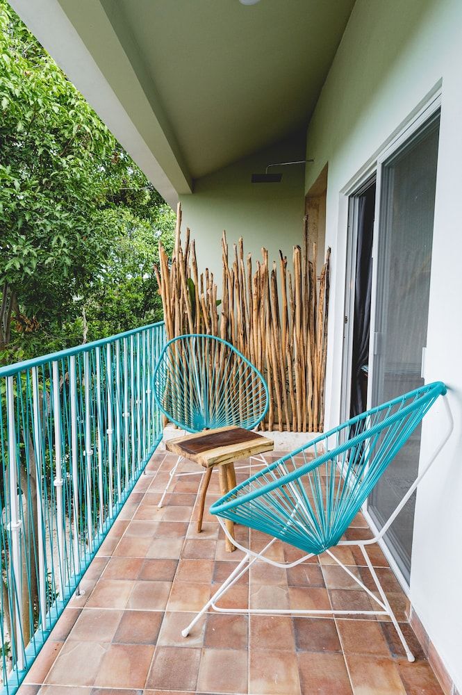 La Tulumeña Design Room, 1 Queen Bed, Terrace, Garden View 4