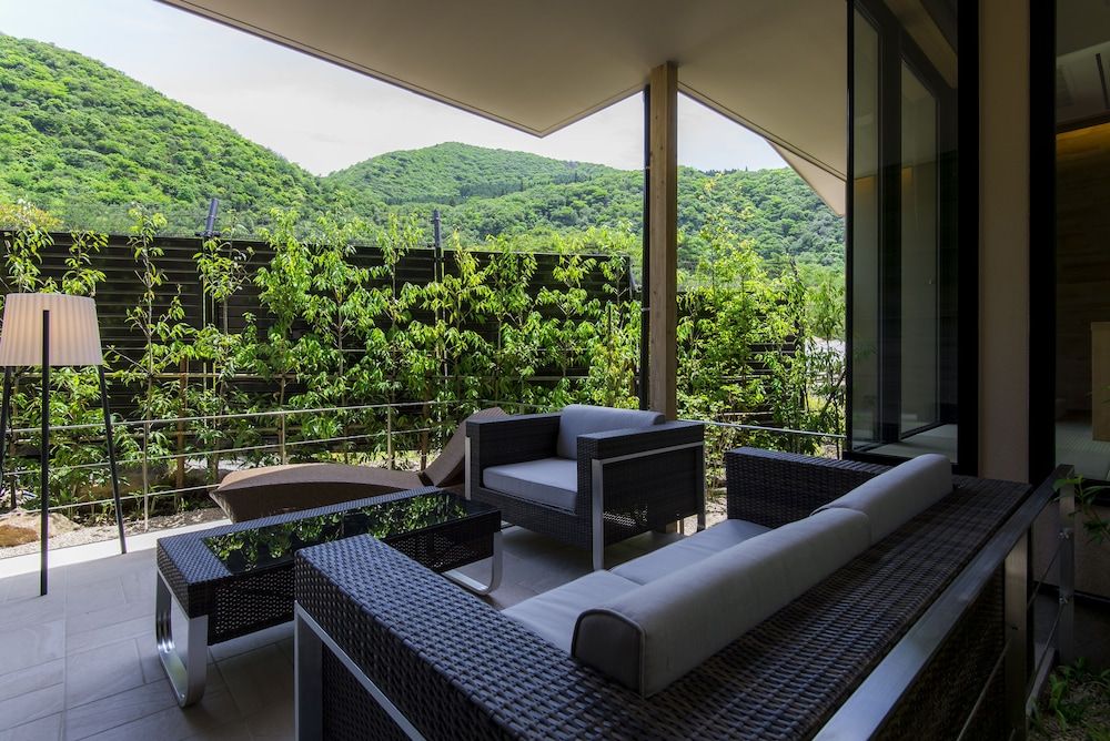 Terrace Suite JP-Western Room A, Annex (1F, Open Air Bath, Terrace)