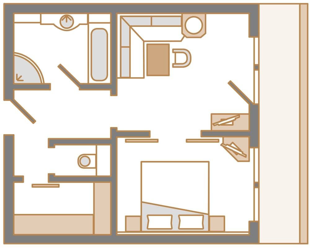Room layout blue print