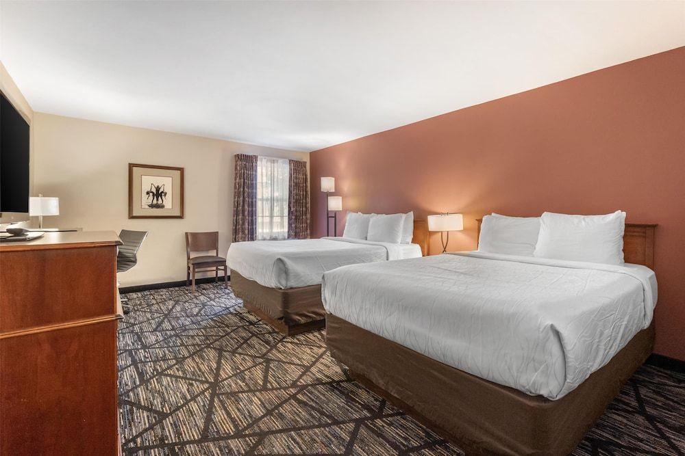 Standard Room, 2 Queen Beds, Non Smoking, Refrigerator & Microwave