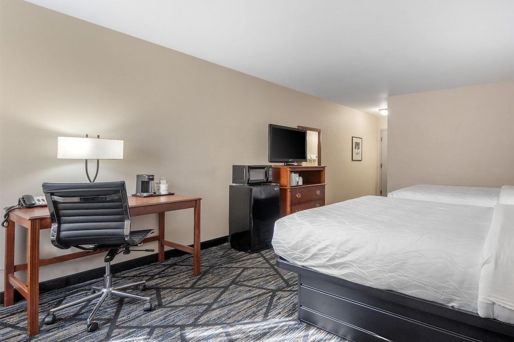 Standard Room, 2 Double Beds, Non Smoking, Refrigerator & Microwave