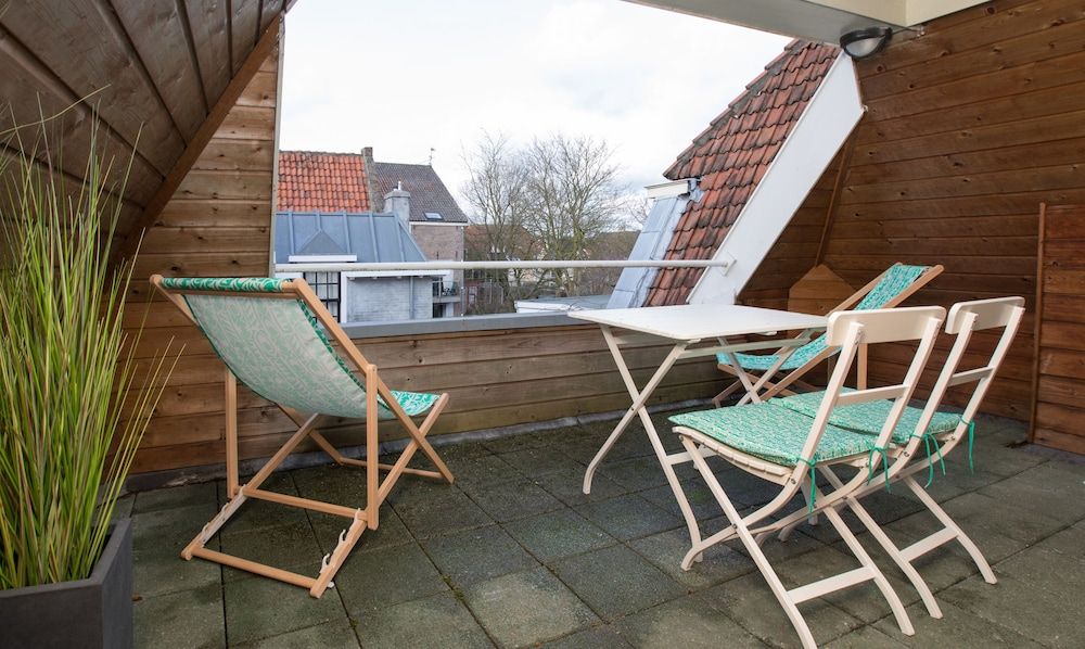 Hotel de Vischpoorte Panoramic Studio, 2 Twin Beds, Terrace, City View 3