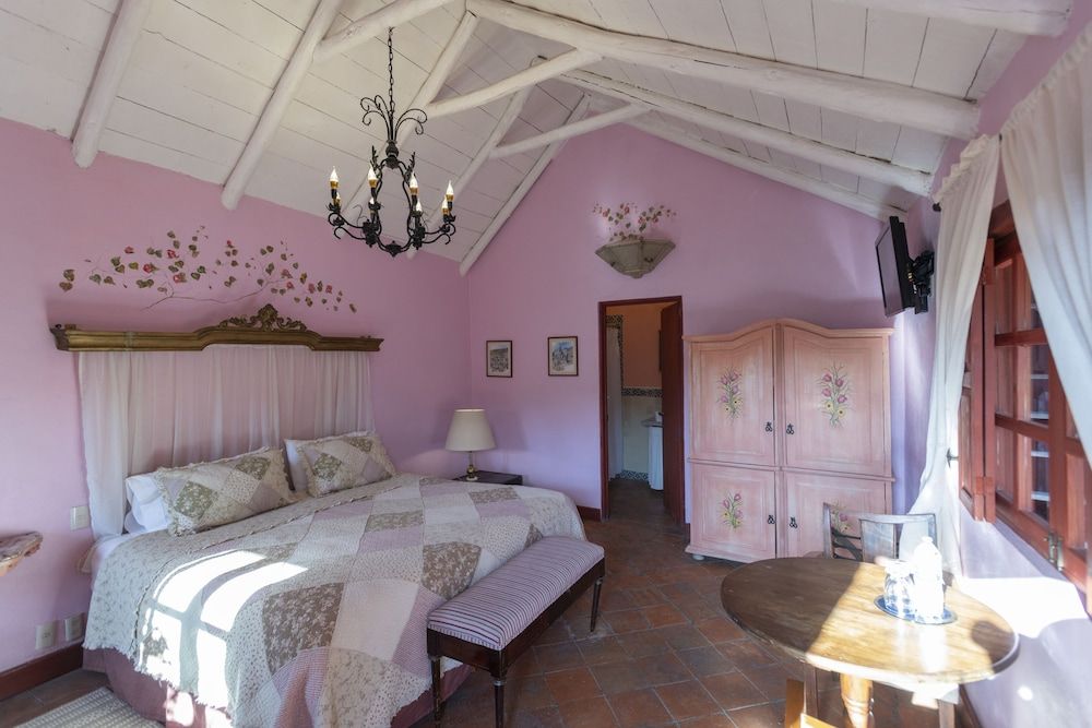 La Casa Azul Huasca & Restaurante La Terraza Deluxe Room, 1 King Bed, Fireplace (Shower/Bathtub) 7