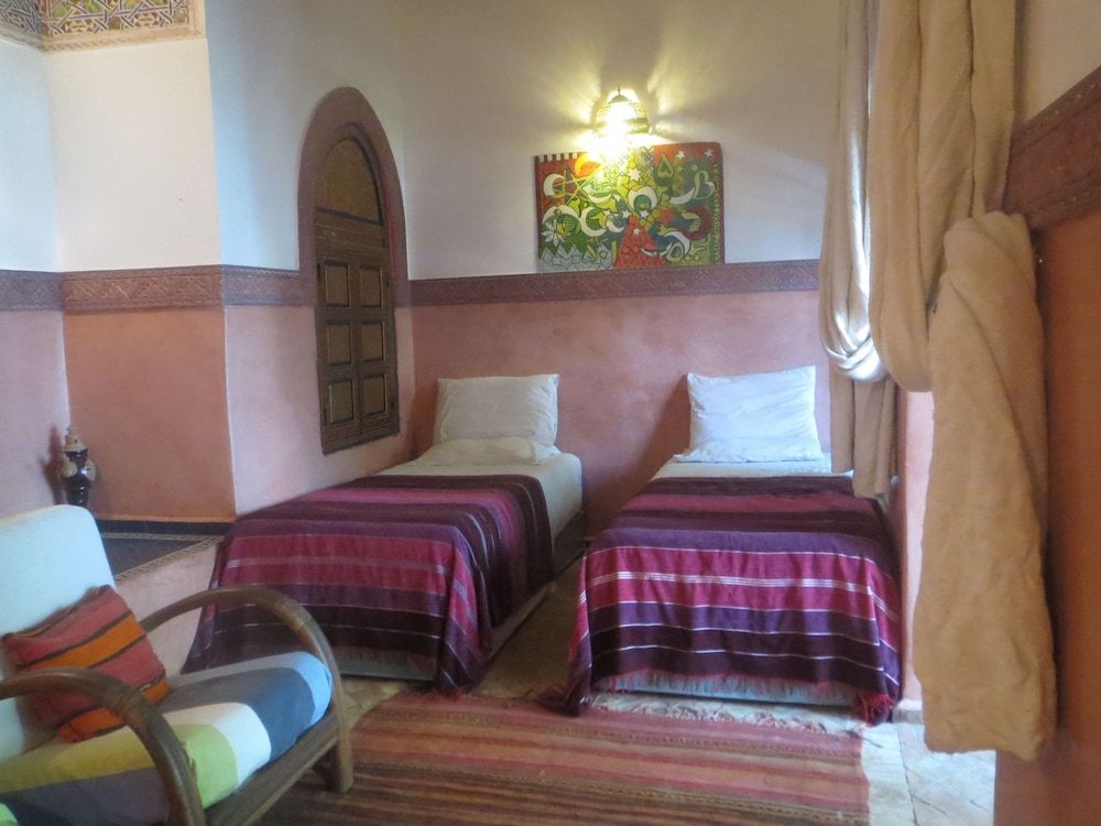 Riad Maizie Comfort Triple Room, Courtyard View