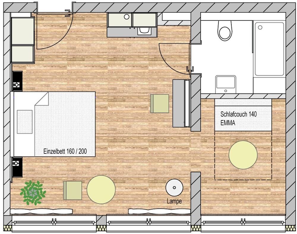 Boardinghouse Das RUNDUM Large 5