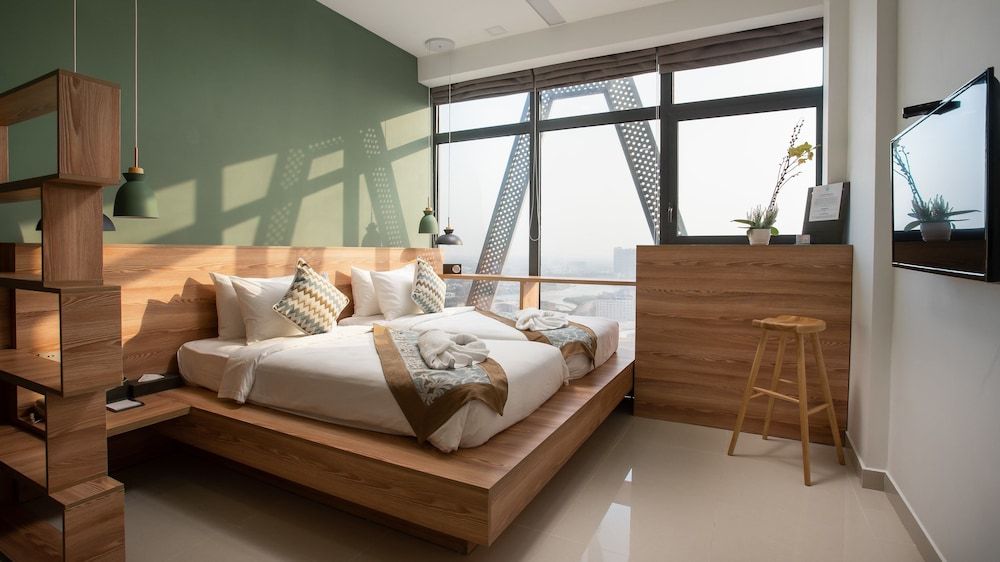 Deluxe Twin Room, 1 Bedroom, City View