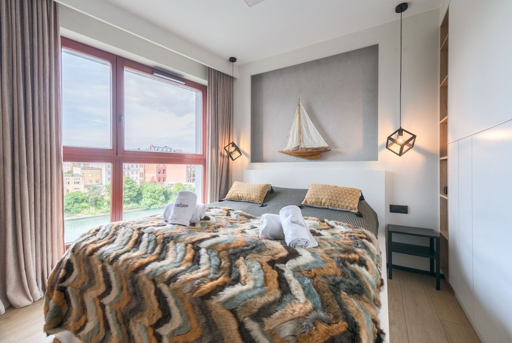 Deluxe Apartment, 1 Bedroom, Balcony, River View