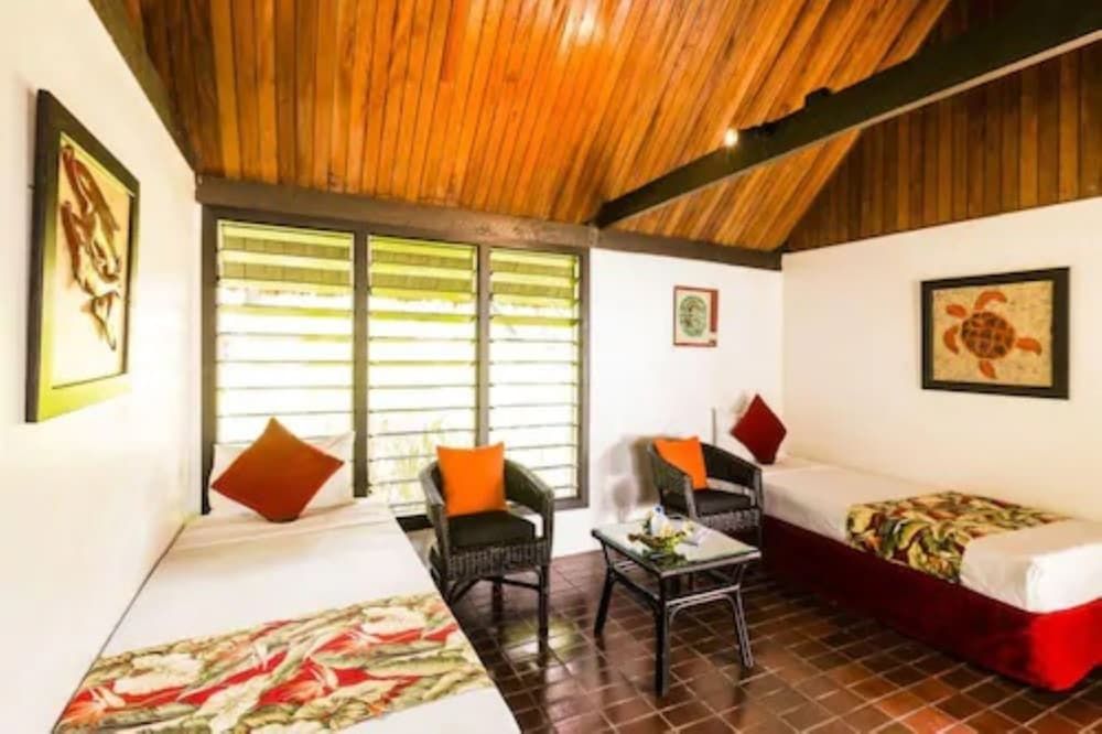 Beachfront Bure (1 Double and 2 Single Bed)