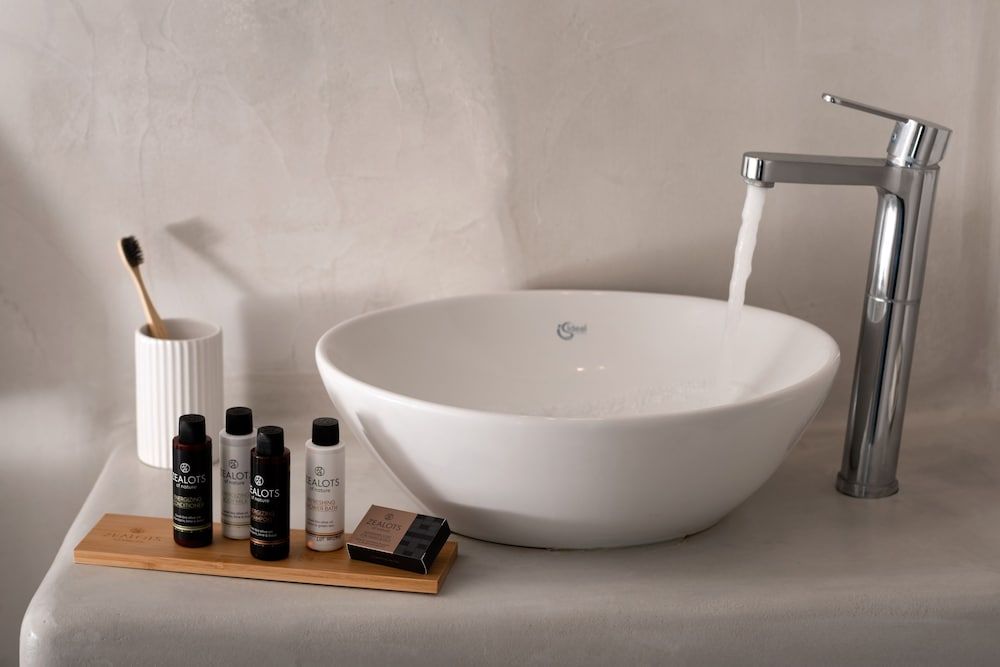 Santorini Caves Comfort House, 1 Double Bed with Sofa bed, Non Smoking, Kitchen 7