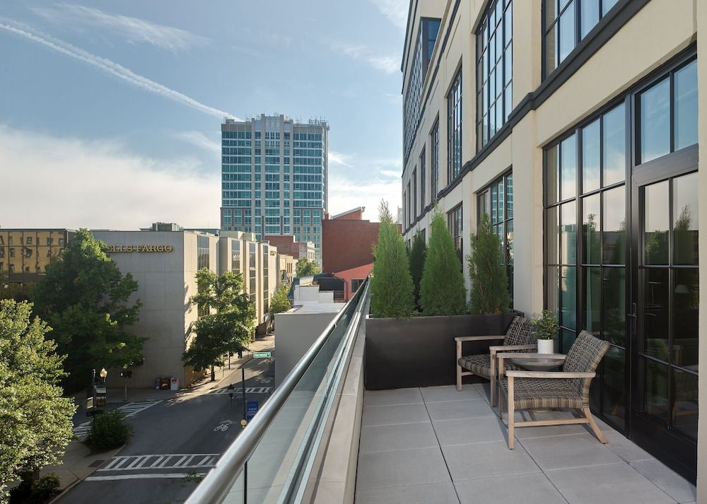 The Restoration Asheville Signature King Terrace Suite 16