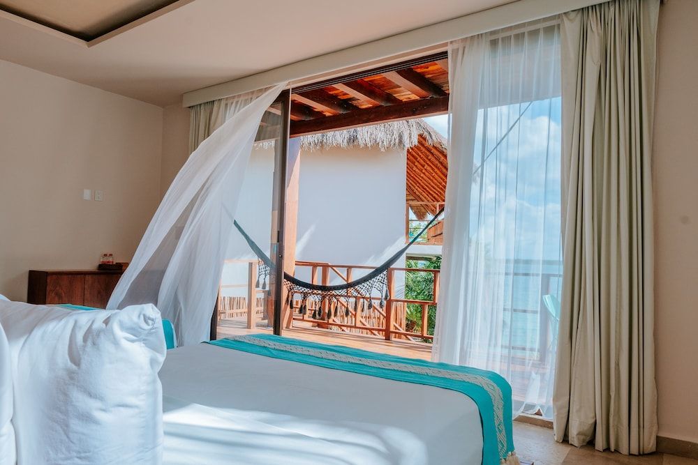 Khaban Bacalar Hotel Boutique Master Double Suite with Balcony Lagoon View