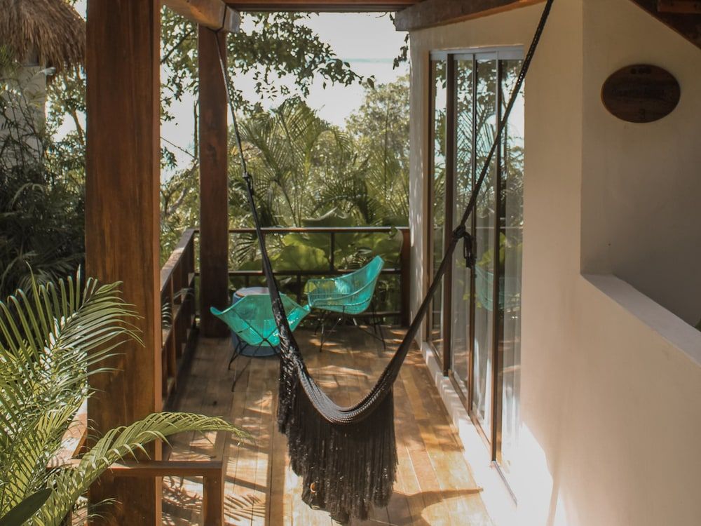 Khaban Bacalar Hotel Boutique Deluxe Double with Balcony Garden View 5