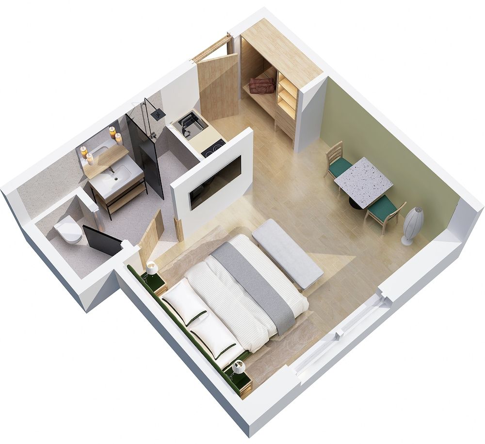One Bavaria Homes Studio Apartment Deluxe 'Sissi' 5