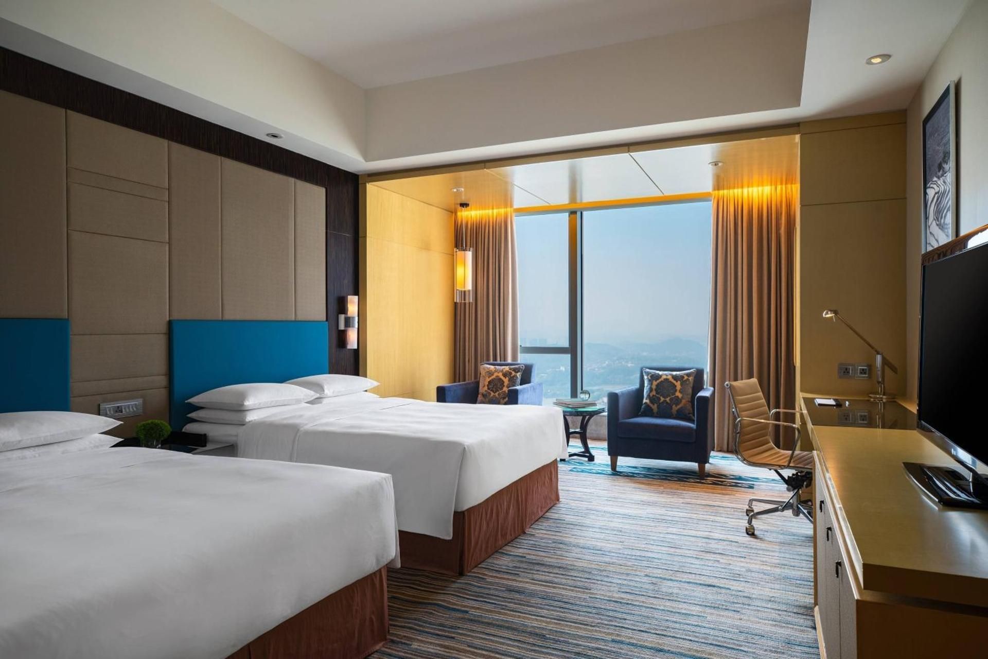 Deluxe Double, Deluxe Guest room, 2 Double, River view