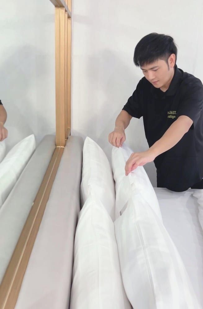 Hotel 24st Urban Brown Seosan Lake Park Royal Twin /(Extra Person Fee) Free Ramyeon,Air purifier,Styler,Netflix,Free Laundry & Dry,Amenities 5