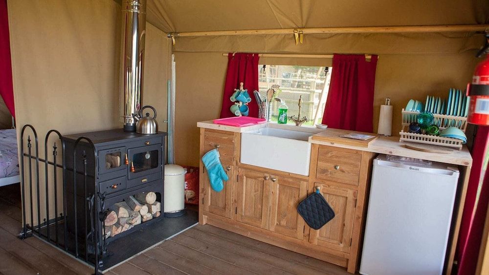 Luxury Family Tent, King and Bunk Bed, BunkBed