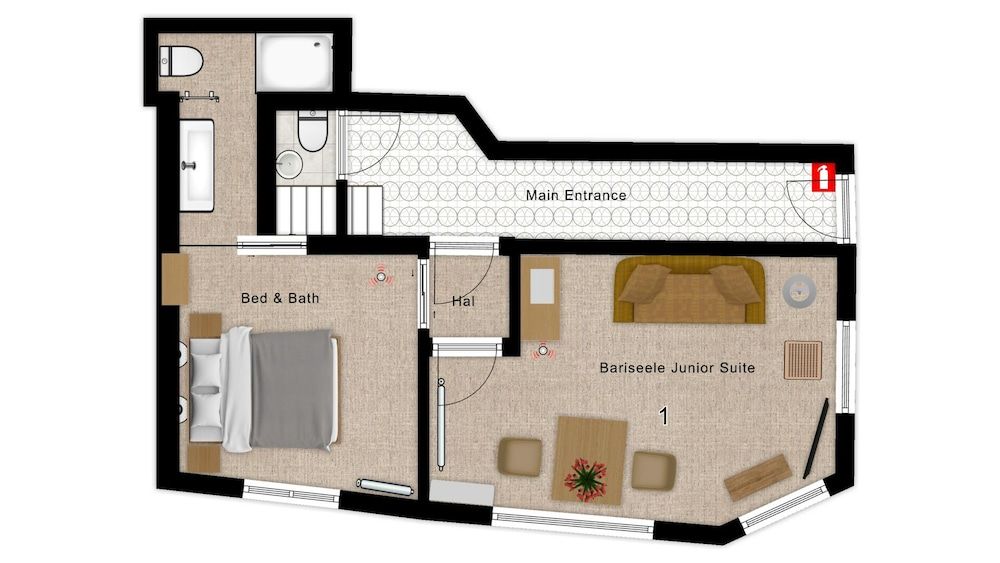 B&B Bariseele Adults only Romantic Suite, 1 Queen Bed 3