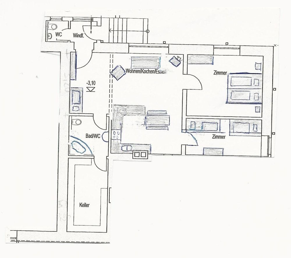 Pension Kramer Apartment, 2 Bedrooms 3
