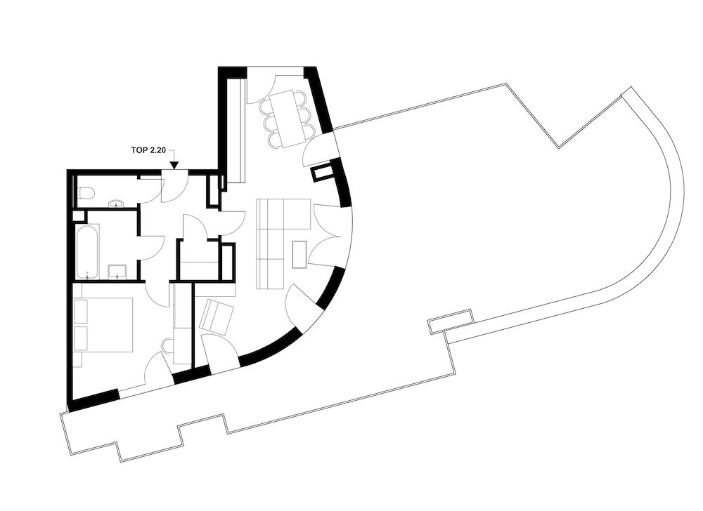 Room layout blue print