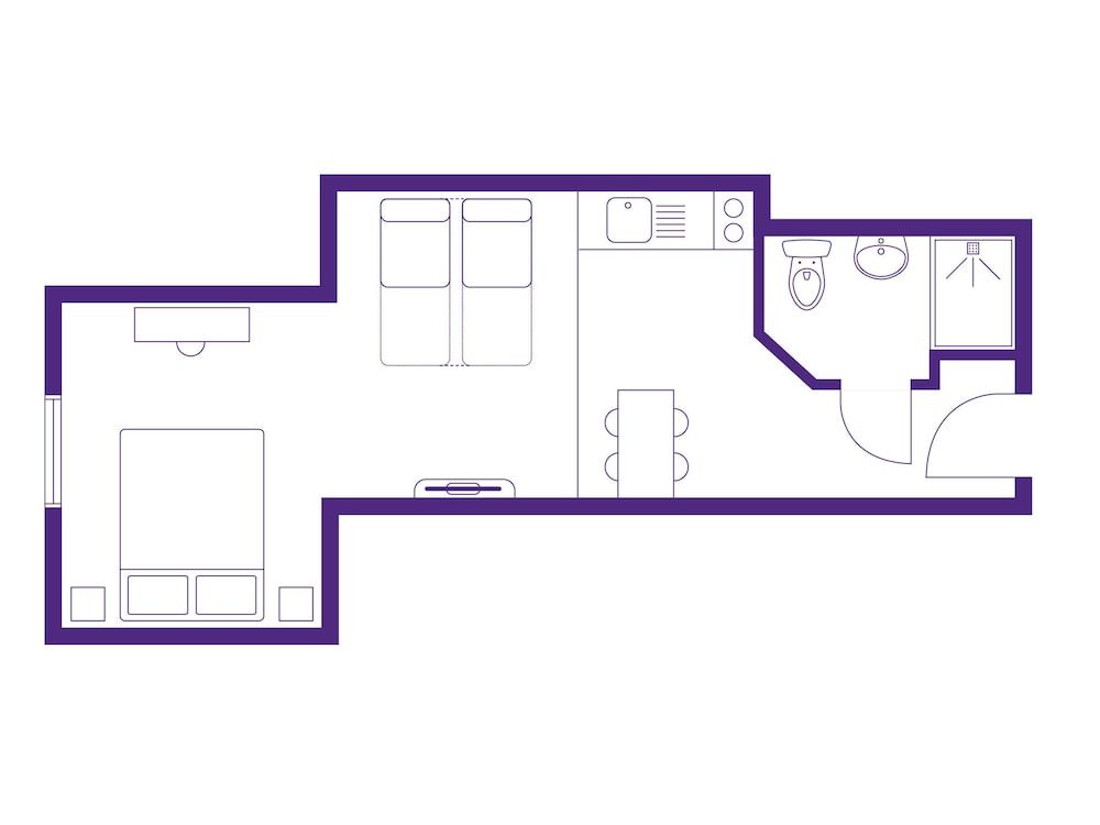 Room layout blue print