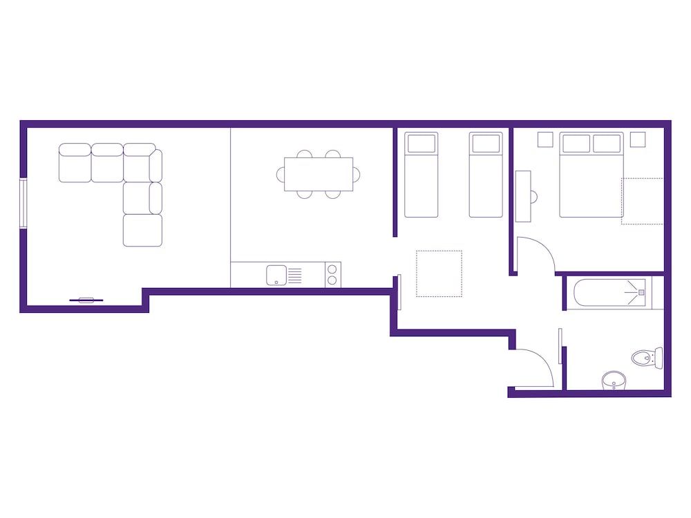 Room layout blue print