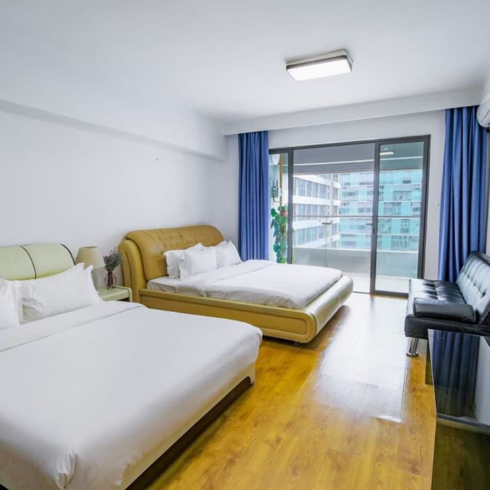 Shenzhen Yiwan Service Apartment Business Twin Room, 2 Double Beds