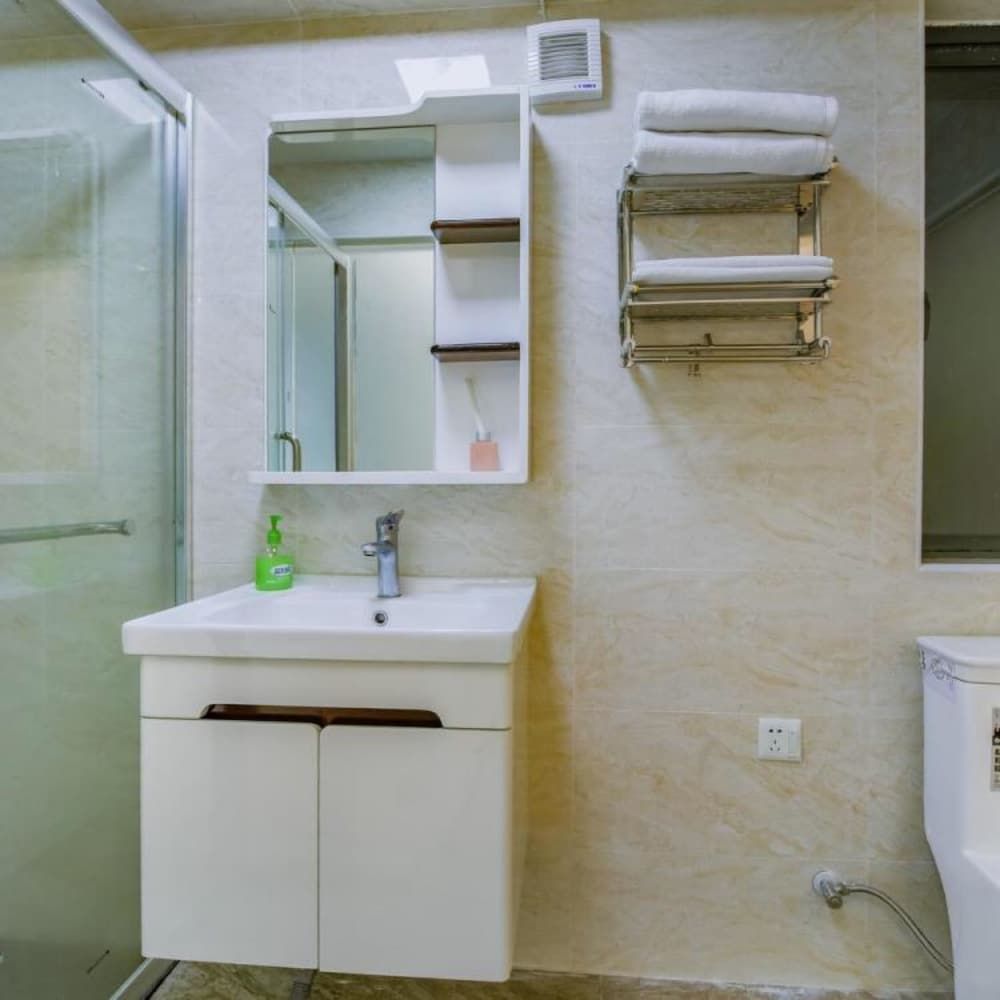 Shenzhen Yiwan Service Apartment Business Twin Room, 2 Double Beds 5
