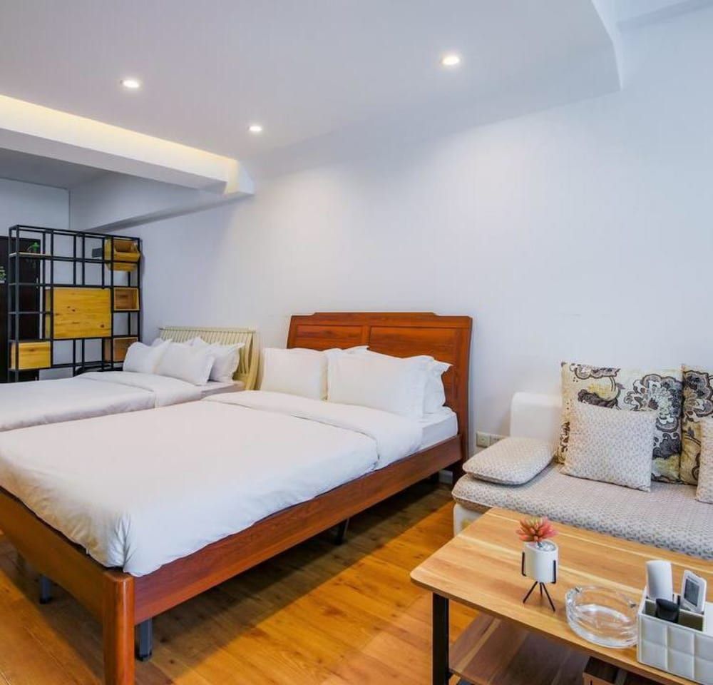 Shenzhen Yiwan Service Apartment Business Twin Room, 2 Double Beds 4