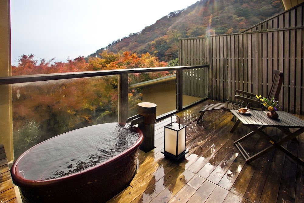 Deluxe Japanese Room with Outside Bath (12.5 Tatami Mats)