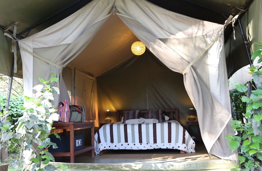Wildebeest Eco Camp Tent, Garden View 2