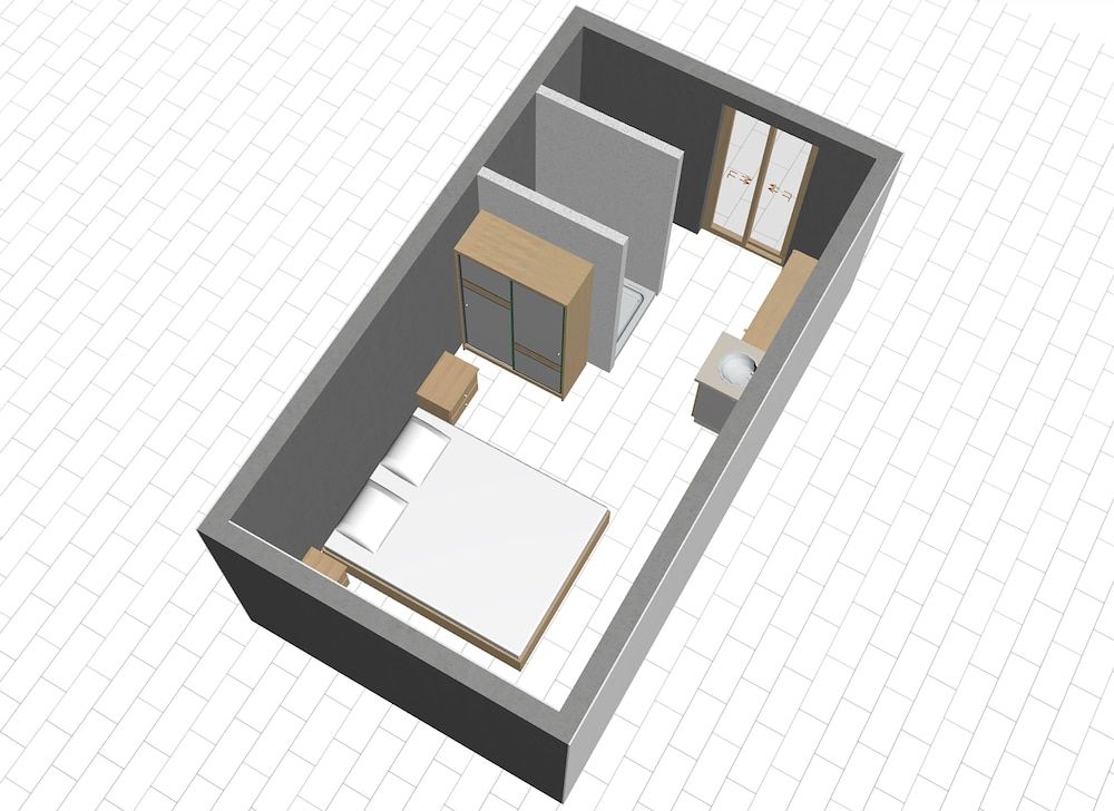 Room layout blue print