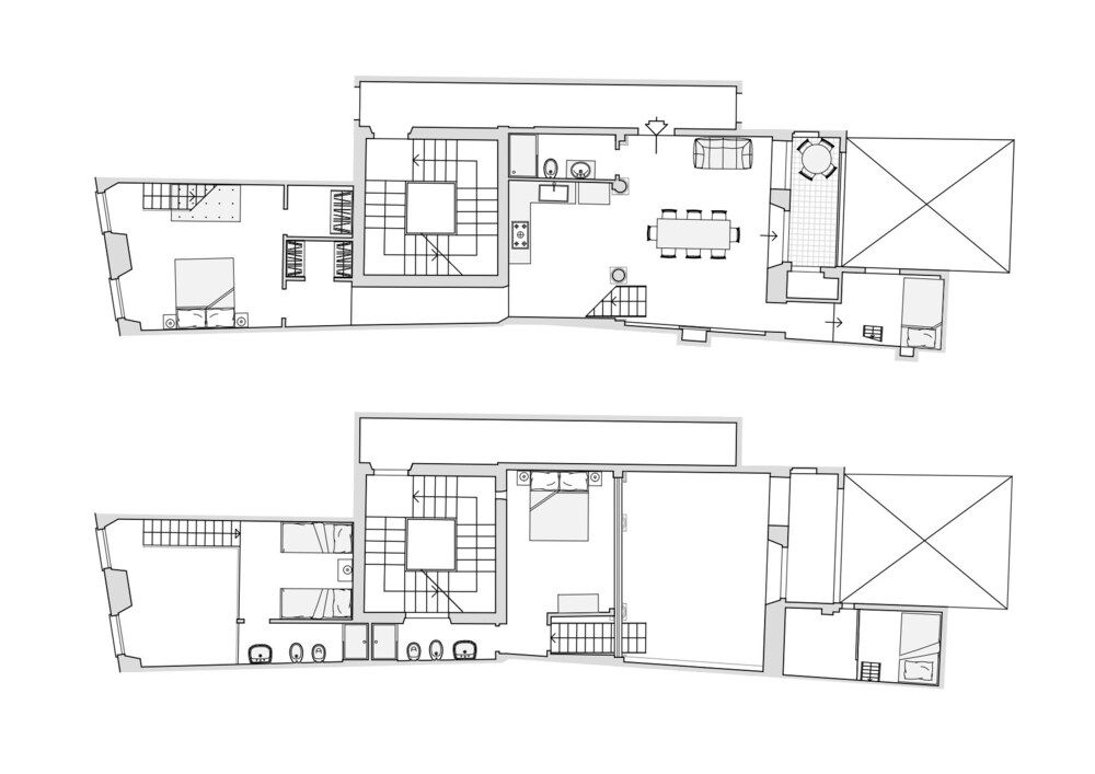 Room layout blue print