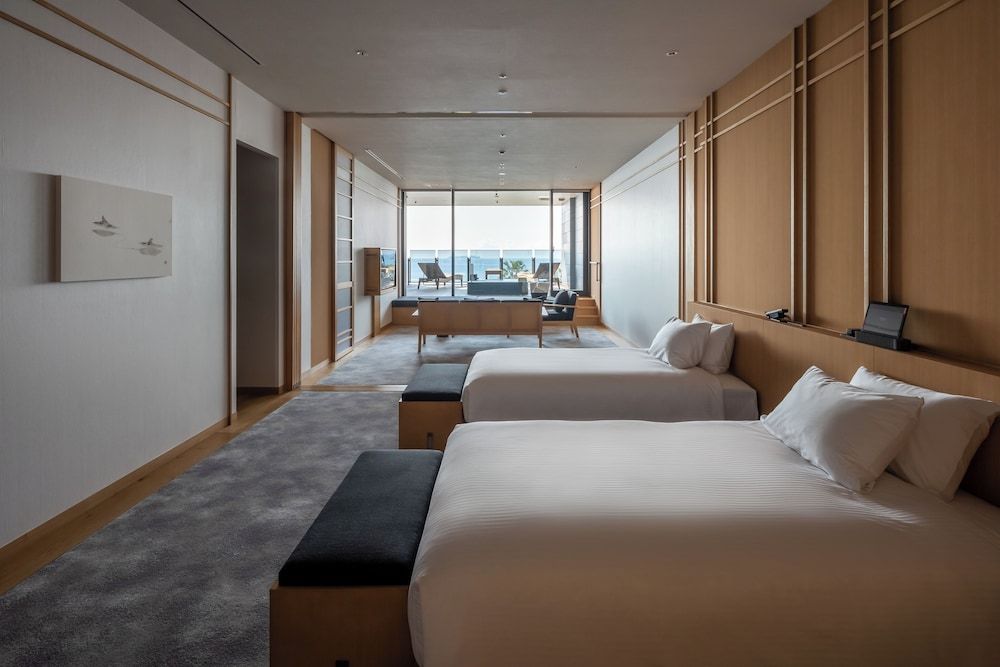 Junior Suite Twin Room With open-air-bath, Non Smoking
