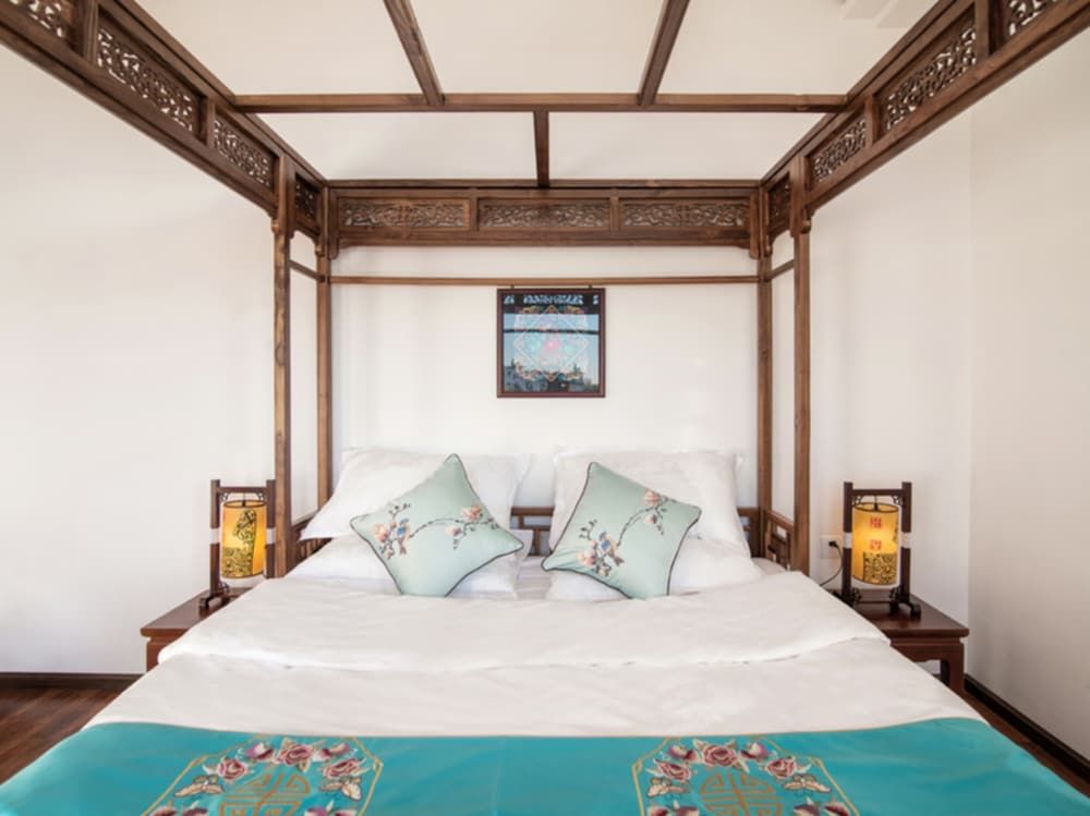 Meili Xiangyue Villa Verde Family Room, 1 Queen Bed with Sofa bed, Non Smoking, Lake View 3