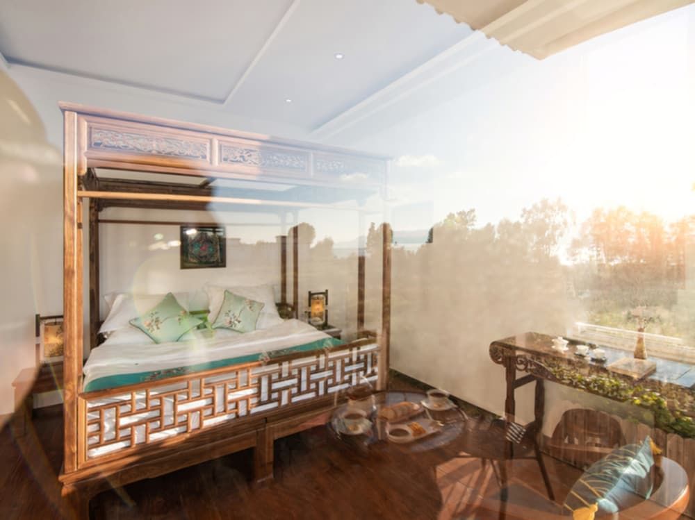 Meili Xiangyue Villa Verde Family Room, 1 Queen Bed with Sofa bed, Non Smoking, Lake View 4