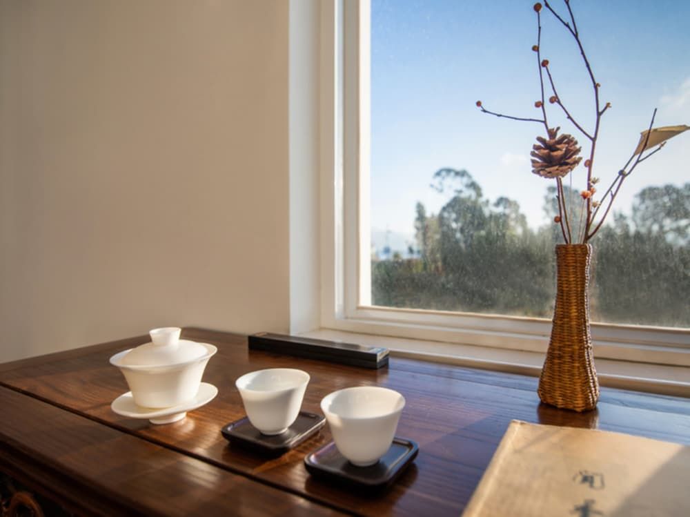 Meili Xiangyue Villa Verde Family Room, 1 Queen Bed with Sofa bed, Non Smoking, Lake View 9