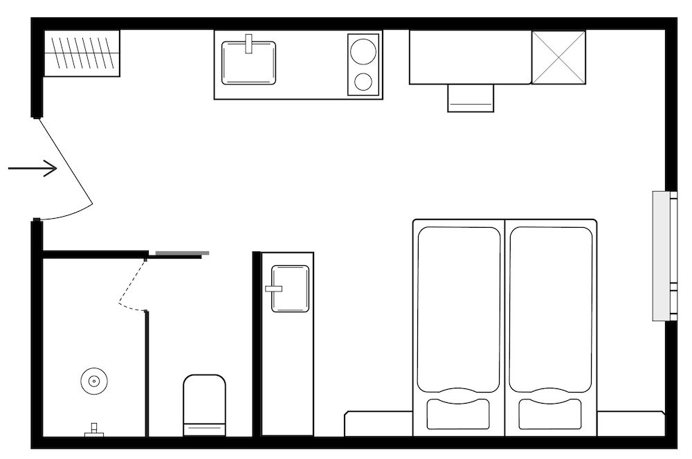 Urban Inn Deluxe Studio 6